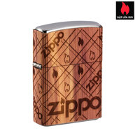 Bật Lửa Zippo 49331  Zippo Woodchuck Usa Zippo Cedar Wrap