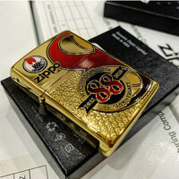 Bật lửa Zippo 88Th Anniversary Asia High Polish Plating   Bản Mạ Vàng Kỷ Niệm 88 Năm Ra Đời Bật Lửa  ZA-2-147A