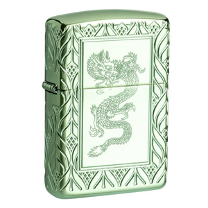 Bật lửa Zippo Armor High Polish Green Elegant Dragon 49054