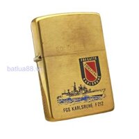 BẬT LỬA ZIPPO BRASS TẦU CHIẾN ĐỜI X LA MÃ NĂM 1994 ZL88