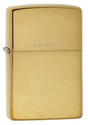 Bật lửa Zippo Brushed Brass Engraved