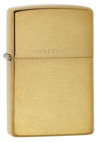 Bật Lửa Zippo Brushed Brass Engraved 204