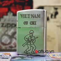 Bật lửa zippo chiến tranh việt nam sản xuất 2017 ( Củ Chi) - Bật lửa zippo chiến tranh việt nam