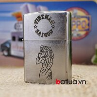 Bật lửa zippo chiến tranh việt nam sản xuất 2017 ( VIETNAM-SAIGON) - Bật lửa zippo chiến tranh việt nam sản xuất 2017