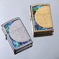 Bật lửa Zippo chính hãng la bàn khảm xà cừ