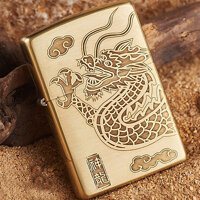 Bật lửa zippo đồng khắc hình rồng Z64