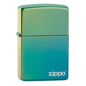 Bật lửa Zippo High Polish Teal Zippo Logo