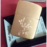 Bật Lửa ZIPPO KHẮC HẠNH PHÚC THƯ PHÁP  ZIPPO 1941B.HP