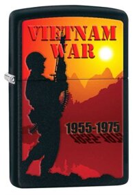 Bật lửa Zippo kỷ niệm chiến tranh Việt Nam - Vietnam War 1955-1975 - Made in USA