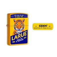 Bật lửa zippo logo bia larue xài xăng