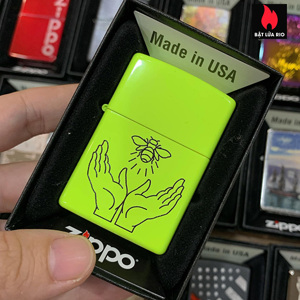 Bật lửa Zippo Neon Yellow Matte