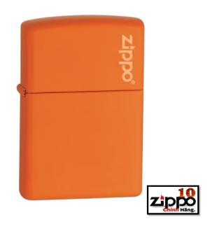 Bật lửa Zippo Orange Matte W/Zippo Logo 231ZL