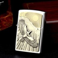 Bật lửa Zippo phiên bản Châu Âu Chim Ưng Bay Trong Nắng - Genuine ZP European version of the sun and the eagle