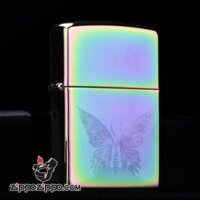 Bật lửa Zippo phiên bản Symphony khắc bướm - Original genuine ZIPPO lighter US version of Symphony Butterfly deep carving