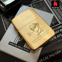 Bật Lửa Zippo Replica Brass 1941B Khắc Tướng Macarthur  Zippo 1941B.Macarthur