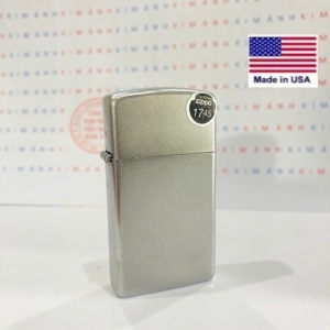 Bật lửa Zippo Slim Satin Chrome