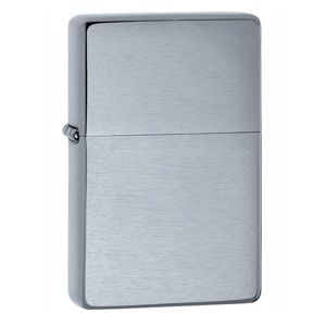 Bật lửa Zippo Vintage Brushed Chrome Lighter without Slashes 230.25