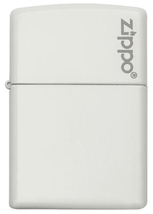Bật Lửa Zippo White Matte with Logo