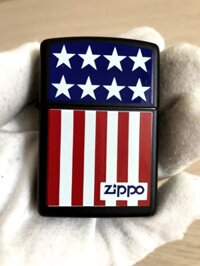 Bật lửa Zippo xưa quốc kỳ Mỹ năm 1994 - Made in USA
