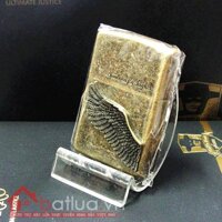 Bật lửa Zorro đồng cổ điển hình cánh thiên thần -