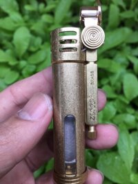 BẬT LỬA ZORRO  Z556 ĐỒNG KHỐI BRASS  THÙNG DẦU