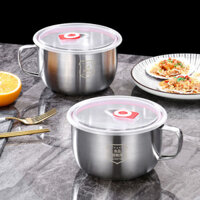 Bát Mì Ăn Liền Inox Bát Có Nắp Bát Mì Ăn Liền Cho Học Sinh