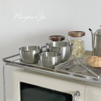 Bát Nấu Ăn Gia Dụng, Bát Đánh Trứng Có Thang Đo Bằng Thép Không Gỉ, Bát Đo Nướng, Bát Trộn, Bát Chuẩn Bị Rau