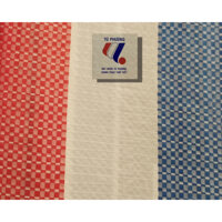 Bạt nhựa sọc 3 màu (bạt sọc dứa) Tú Phương 6T24, khổ 6m x 50m, 36kg