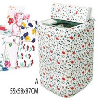 Bạt phủ máy giặt - áo trùm máy giặt chống nước  bọc máy giặt 5 - 8,5kg - Thường-mỏng 5,5-7kg,Ngang