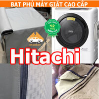 Bạt phủ máy giặt Hitachi Cửa Ngang Lồng Ngang Cao Cấp Vải Dù 3 Lớp Siêu Bền Chống Mưa Nắng Nóng Từ 7kg đến 15kg