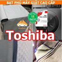 Bạt phủ máy giặt TOSHIBA Vải Dù 3 Lớp Ép Cao Cấp Siêu Bền Chống Mưa Nắng Nóng Từ 7kg đến 15kg