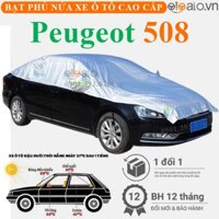 Bạt phủ nửa nóc kính lái xe ô tô Peugeot 508 3 lớp - OTOALO