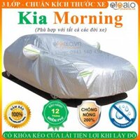 Bạt phủ Ô Tô Kia Morning CAO CẤP Cách Nhiệt Bạt phủ xe ô tô Kia Morning Bạt che ô tô