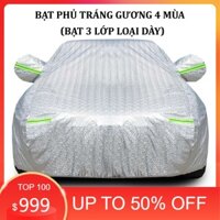 BẠT PHỦ Ô TÔ TRÁNG NHÔM 115D HÀNG VIỆT NAM CHẤT LƯỢNG CAO.