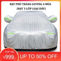 BẠT PHỦ Ô TÔ TRÁNG NHÔM 115D HÀNG VIỆT NAM CHẤT LƯỢNG CAO.