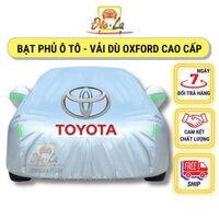 Bạt Phủ Ô Tô Vải Dù Toyota Vios, Altis, Camry, Fortuner, Innova, Yaris, Rush, Hilux, Wigo, Land Cruiser,Cross chống nóng - Altis- 3XL