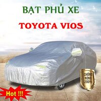 Bạt phủ ô tô Vios 3 Lớp Cao Cấp – Áo Trùm xe Chống Nóng Chống Thấm Tuyệt Đối