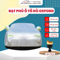 Bạt phủ ô tô xe hơi vải dù oxpord ,áo bạc phủ trùm oto xe hơi 4,5,7 chỗ 3 lớp chống mưa , chống nắng , bảo hành 12 tháng