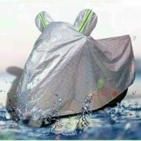 Bạt Phủ Trùm Xe Máy 2 Lớp Bạc Nano Chống Mưa Nắng (Loại Dầy Xịn)