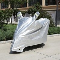 Bạt Phủ Trùm Xe Máy Cỡ Lớn Vải Dù Dày Cho Xe SH,Tay Ga,Xe Số Chống Mưa,Nắng,Nóng Xe