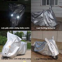 Bạt Phủ Xe Máy Bạc Loại Đẹp