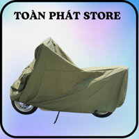 Bạt Phủ Xe Máy Vải Dù, Bạt Trùm Xe Máy, Bạt Phủ Trùm Xe (Loại vải chống thấm tốt)
