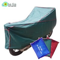 Bạt Phủ Xe Moto, Áo bạt phủ trùm xe máy Vải Dày Cao Cấp Chống Mưa Nắng các dòng xe thông dụng hiện nay (Nhiều màu)