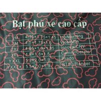 Bạt phủ xe ô tô cao cấp