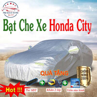 Bạt Phủ Xe Ô Tô Honda City - Bạt Phủ Ô Tô 5 Chỗ 3 Lớp Cao Cấp Chống Mưa, Chống Nắng, Chống Cháy Loại 1
