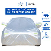 Bạt phủ xe ô tô HONDA CRV,City,HRV,Civic,Accord,Brio,Jazz-Bạt Phủ Xe Ô Tô vải Dù OXFORD Cao Cấp