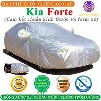 Bạt Phủ Xe Ô Tô KIA FORTE 3 Lớp Ép Nhiệt Tráng Nhôm, Chống Nắng, Chống Mưa, Chống Cháy – AUTO ZERO