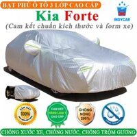 Bạt Phủ Xe Ô Tô KIA FORTE 3 Lớp Ép Nhiệt Tráng Nhôm, Chống Nắng, Chống Mưa, Chống Cháy – INDYCAR