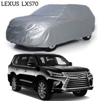 Bạt phủ xe ô tô LEXUS LX 570 vải dù tráng bạc chống mưa và nắng tốt kèm hộp đựng tiện lợi