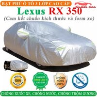 Bạt Phủ Xe Ô Tô LEXUS RX350 3 Lớp Ép Nhiệt Tráng Nhôm, Chống Nắng, Chống Mưa, Chống Cháy – SUPERCAR